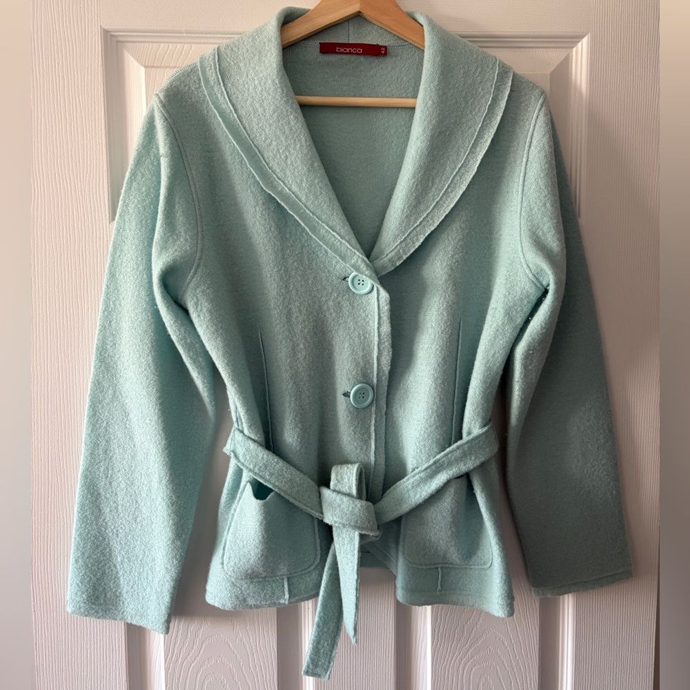 100% wool cardigan
